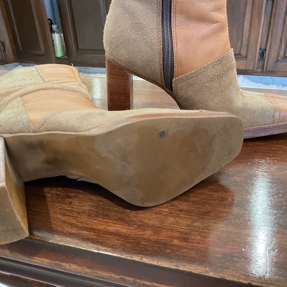 Candies patchwork suade boots size 6 - Picture 4 of 7